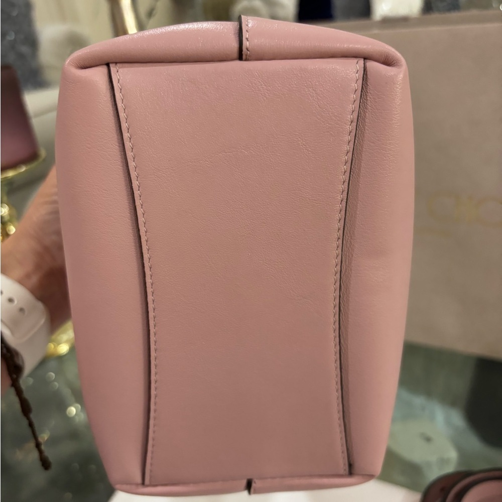 Jimmy Choo Blush Pink Bon Bon Bucket Bag - Picture 5 of 7